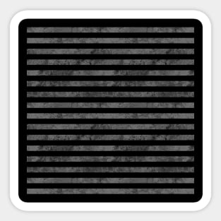 Horizontal Prison Jail Stripes Lines Pattern Sticker